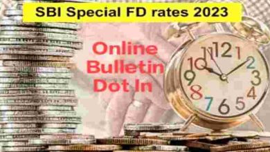 SBI Special FD rates 2023