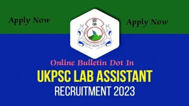 UKPSC Lab Assistant Vacancy 2023