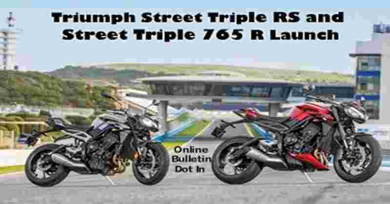 Triumph Street Triple RS and Street Triple 765 R Launch