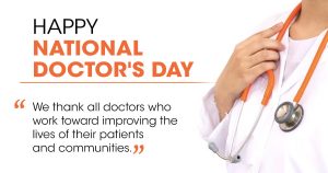 Online Bulletin Dot In wishes National Doctors Day 