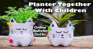 Planter Together With Children