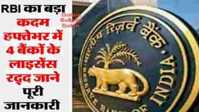RBI Canceled Banks License