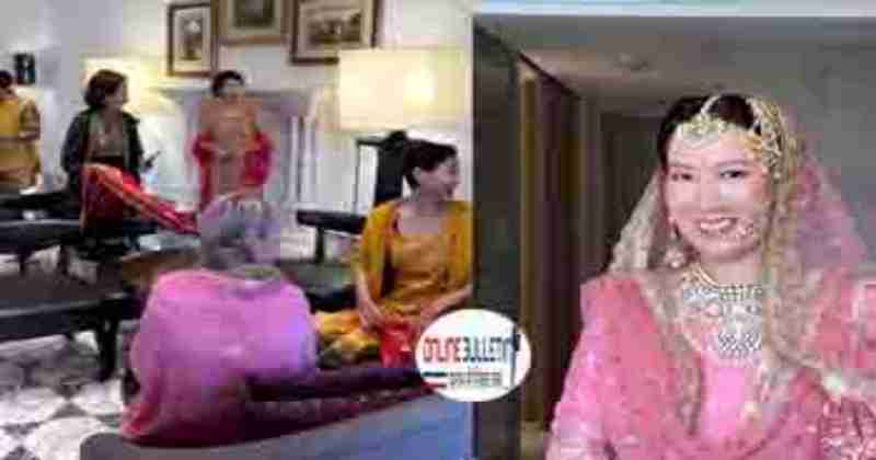 Korean Woman Becomes Punjabi Bride