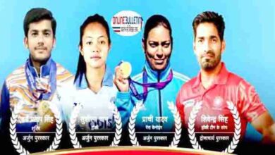 3 players and 1 coach from Madhya Pradesh will be decorated with National Sports Honor