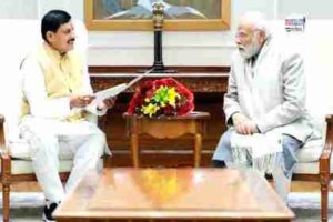 Courtesy meeting of CM Dr. Mohan Yadav with PM Narendra Modi