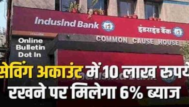 IndusInd Bank Saving Account Interest Rate