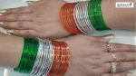 Republic Day Tricolor Bangles