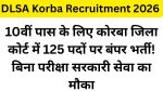 DLSA Korba Recruitment 2026