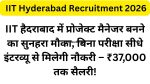 IIT Hyderabad Recruitment 2026