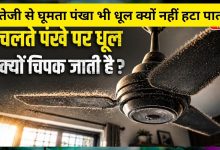 Ceiling Fan Dust Science