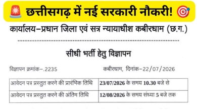 District and Session Court Kabirdham Recruitment 2026