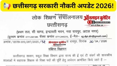 CG Assistant Teacher Recruitment 2026